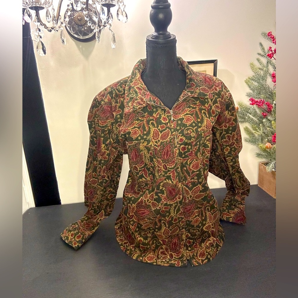 Vintage 2004 corduroy paisley jacket